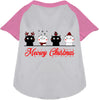 Meowy Christmas Pet Raglan Shirt