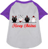 Meowy Christmas Pet Raglan Shirt