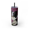 Skinny Tumbler with Straw – 20 oz Stainless Steel Cup