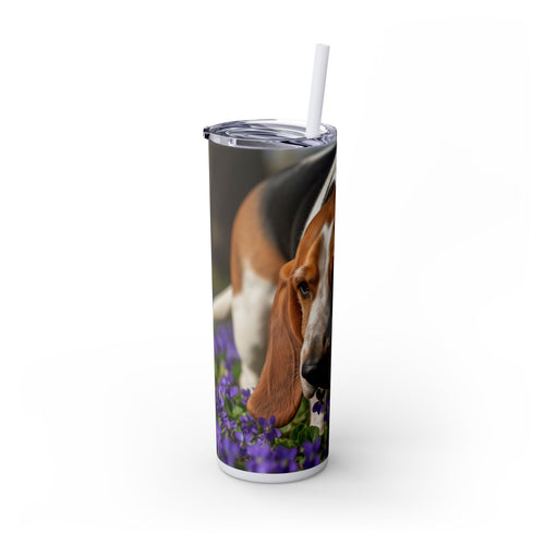 Skinny Tumbler with Straw – 20 oz Stainless Steel Cup