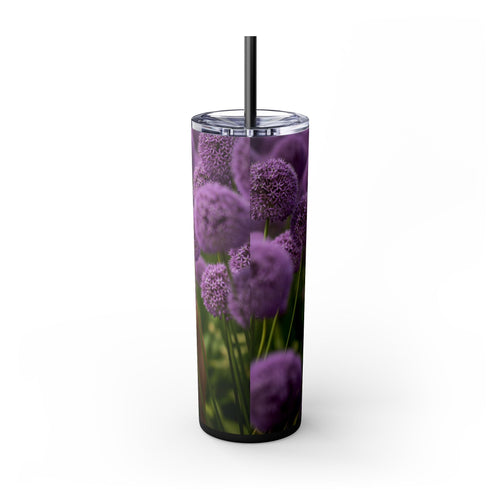 Skinny Tumbler with Straw – 20 oz Stainless Steel Cup
