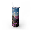 Skinny Tumbler with Straw – 20 oz Stainless Steel Cup