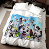 Sweatshirt Blanket – Plush Fleece Throw, 2 Size Options
