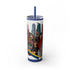 Skinny Tumbler with Straw – 20 oz Stainless Steel Cup