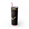 Skinny Tumbler with Straw – 20 oz Stainless Steel Cup
