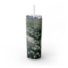 Skinny Tumbler with Straw – 20 oz Stainless Steel Cup