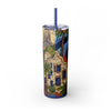 Skinny Tumbler with Straw – 20 oz Stainless Steel Cup