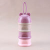 3 Layer Frog Style Portable Baby Food Storage Box Essential Cereal Cartoon Milk Powder Boxes Toddle Kids Formula Milk Container