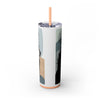 Skinny Tumbler with Straw – 20 oz Stainless Steel Cup