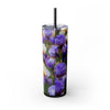 Skinny Tumbler with Straw – 20 oz Stainless Steel Cup