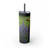 Skinny Tumbler with Straw – 20 oz Stainless Steel Cup