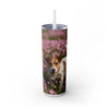 Skinny Tumbler with Straw – 20 oz Stainless Steel Cup