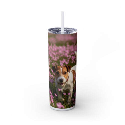 Skinny Tumbler with Straw – 20 oz Stainless Steel Cup