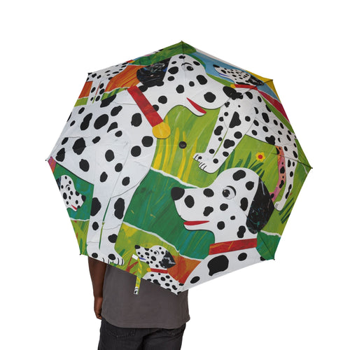 48 Semi-Automatic Umbrella – Windproof Large Travel Rain Umbrella