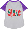 Santa Squad Pet Raglan Shirt