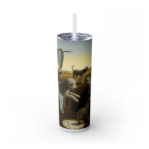 Skinny Tumbler with Straw – 20 oz Stainless Steel Cup