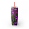 Skinny Tumbler with Straw – 20 oz Stainless Steel Cup