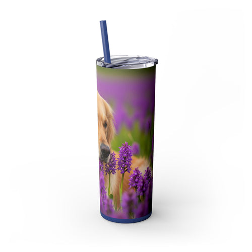 Skinny Tumbler with Straw – 20 oz Stainless Steel Cup