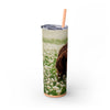 Skinny Tumbler with Straw – 20 oz Stainless Steel Cup
