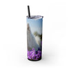 Skinny Tumbler with Straw – 20 oz Stainless Steel Cup