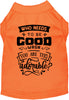 Who Needs to be Good? Pet Shirt