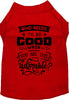 Who Needs to be Good? Pet Shirt