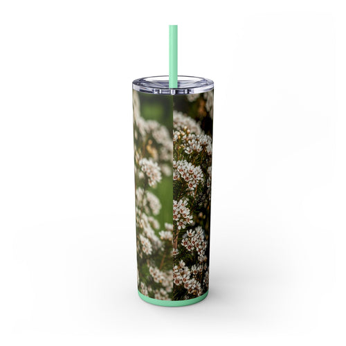 Skinny Tumbler with Straw – 20 oz Stainless Steel Cup