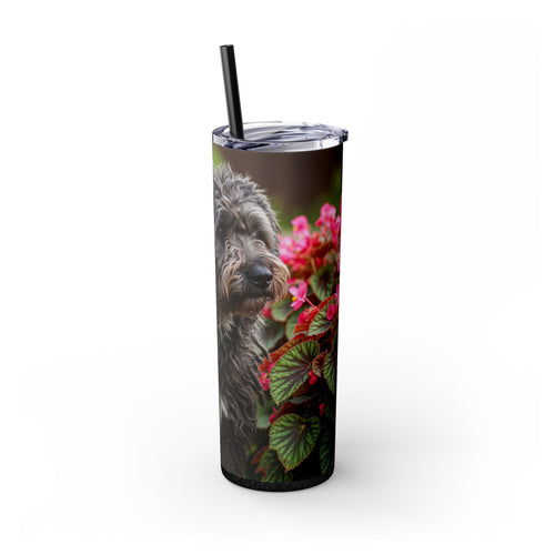 Skinny Tumbler with Straw – 20 oz Stainless Steel Cup