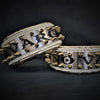 The Metal collar White & Gold- personalized!