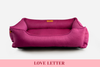 Chester & Lee | Cotton Sleeper Dog Bed Berry Pink
