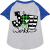 Joy to the World Pet Raglan Shirt