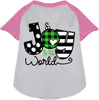 Joy to the World Pet Raglan Shirt