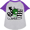 Joy to the World Pet Raglan Shirt