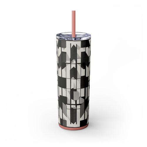 Skinny Tumbler with Straw – 20 oz Stainless Steel Cup