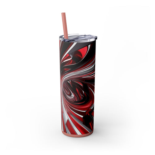 Skinny Tumbler with Straw – 20 oz Stainless Steel Cup