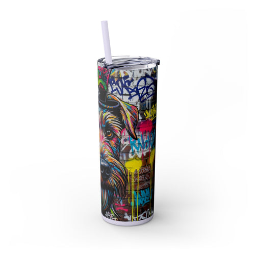Skinny Tumbler with Straw – 20 oz Stainless Steel Cup