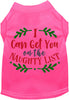 Can Get You on the List Christmas Pet Shirt