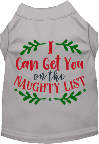 Can Get You on the List Christmas Pet Shirt