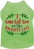 Can Get You on the List Christmas Pet Shirt