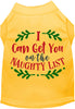Can Get You on the List Christmas Pet Shirt