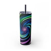 Skinny Tumbler with Straw – 20 oz Stainless Steel Cup