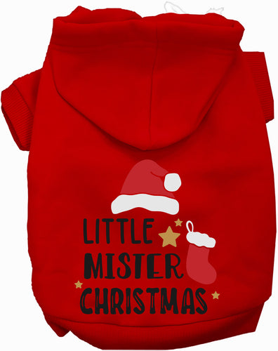 Little Mister Christmas Pet Hoodie