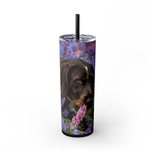 Skinny Tumbler with Straw – 20 oz Stainless Steel Cup