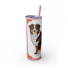 Skinny Tumbler with Straw – 20 oz Stainless Steel Cup