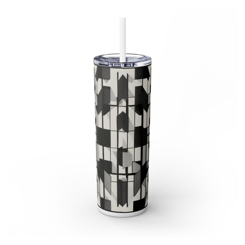 Skinny Tumbler with Straw – 20 oz Stainless Steel Cup