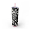 Skinny Tumbler with Straw – 20 oz Stainless Steel Cup