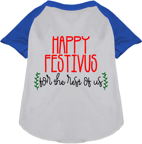 Happy Festivus Pet Raglan Shirt