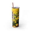 Skinny Tumbler with Straw – 20 oz Stainless Steel Cup