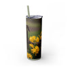 Skinny Tumbler with Straw – 20 oz Stainless Steel Cup