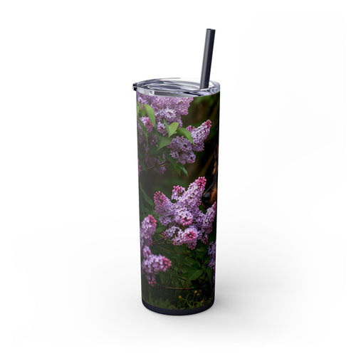 Skinny Tumbler with Straw – 20 oz Stainless Steel Cup